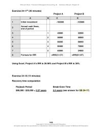 Accounting Chapter 24 The net present value using MACRS depreciation