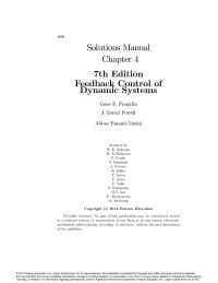 Operating Systems Chapter 4 Homework If S is the sensitivity of the unity feedback system to
