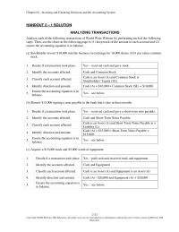 Accounting Chapter 2 Yes Paid Cash Purchase Supplies Identify