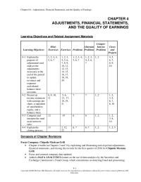 Accounting Chapter 4 New and updated real company information in end