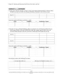 Accounting Chapter 6 The Companys Allowance For Doubtful Accounts Has