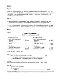 Accounting Chapter 6 Declining sales revenue leads to lower accounts