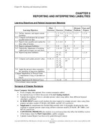 Accounting Chapter 9 Updated descriptions of how to calculate present