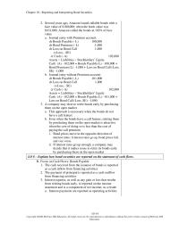Accounting Chapter 10 Were These Bonds Issued Discount Premium Why