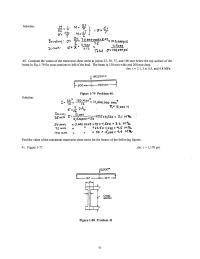 Mechanical Engineering Chapter 1 Homework&nbsp;Compute the values of the transverse shear stress at points