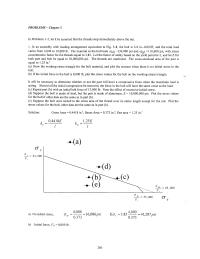 Mechanical Engineering Chapter 5 Homework&nbsp;Suppose the bolt is made of steel, but the part is made