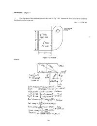 Mechanical Engineering Chapter 7 Homework&nbsp;The beam is welded to immovable supports by