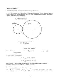 Mechanical Engineering Chapter 10 Homework&nbsp;Would you expect to have undercutting on the pinion?