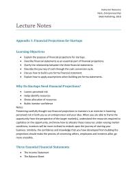 Entrepreneurship Appendix 1 Homework Statements See Figure A3 Income Statement balance