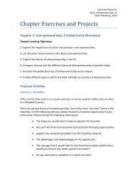 Entrepreneurship Chapter 01 Homework Entrepreneurship Ecosystem Factors Are Listed Below You