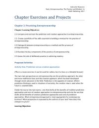 Entrepreneurship Chapter 02 Homework Instructor Resource Neck Entrepreneurship The Practice And