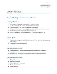 Entrepreneurship Chapter 07 Homework Build Your Learning Into The Next Iteration