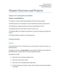 Entrepreneurship Chapter 10 Homework Compare And Contrast Ten Most Popular Revenue