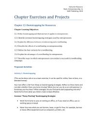 Entrepreneurship Chapter 12 Homework Source Based Information From Gordon Sharp The