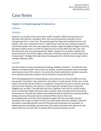 Entrepreneurship Chapter 12 Homework Goldstar Became Increasingly Successful Over Time These