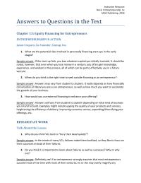 Entrepreneurship Chapter 13 Homework Ethics Approaching Investors You Are Meeting With