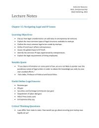Entrepreneurship Chapter 15 Homework Have Continuous Existence Similar Corporations And