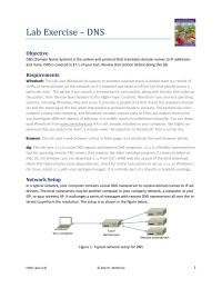 Labs Homework Before we look at how your computer uses the DNS