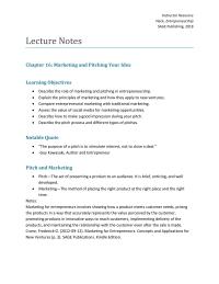 Entrepreneurship Chapter 16 Homework Instructor Resource Neck Entrepreneurship Sage Publishing 2018