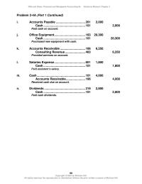 Accounting Chapter 2&nbsp;Purchased equipment with cash and note&nbsp;payable
