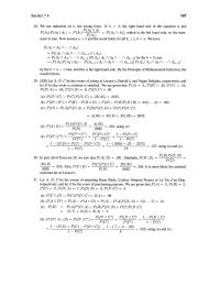 Mathematics Chapter 6 Homework&nbsp;Let A, B, C be the events of attending Rarer Birds