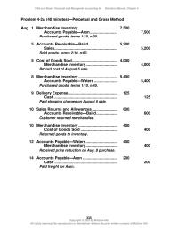 Accounting Chapter 4&nbsp;Income Statement For Year Ended October