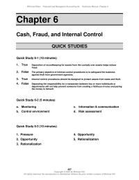Accounting Chapter 6 Dr Shown Deposit Made September And Processed