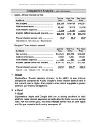 Accounting Chapter 9 Apple and Google both are in strong positions