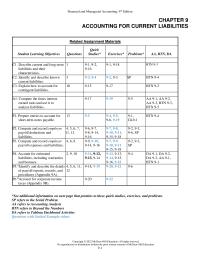 Accounting Chapter 9&nbsp;Prepare entries to account for&nbsp;short-term&nbsp;
