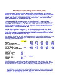 Finance Chapter 26 Homework Target Targets Current Value Merger Premium 2894