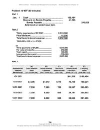 Accounting Chapter 10 The Market Rate The Consensus Rate That