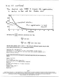 Software Design & Engineering Chapter 2 Then solving the differential equation using the ODE solver&nbsp;