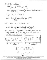 Software Design & Engineering Chapter 3 the complex exponential Fourier series of the periodic