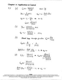 Software Design & Engineering Chapter 9 as magnitude of Kis increased, response