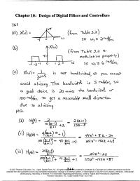 Software Design & Engineering Chapter 10 The bandwidth is 5 radges, so good choice is 20 times