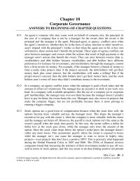 Finance Chapter 10 Stock options are a good form of compensation&nbsp;