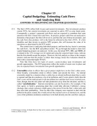 Finance Chapter 13 Simulation Analysis The Other Hand Allows The