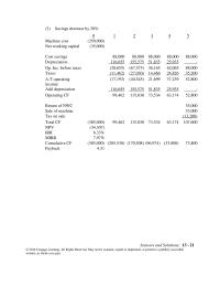 Finance Chapter 13Project Requires Only Percent Cost Capital Project