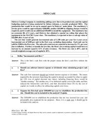 Finance Chapter 13 Market Risk The Riskiness The Project Well diversified