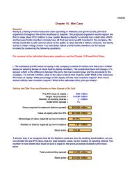 Finance Chapter 18 What The Estimated Offer Price Per Share