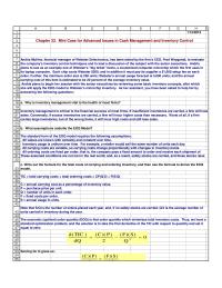 Finance Chapter 23 What The New Reorder Point What Protection