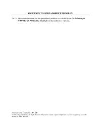 Finance Chapter 29 Last month a Fortune 500 firm contracted