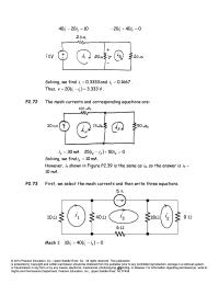 Electrical Engineering Chapter 2 Homework We assume that i1 is a mesh current flowing around the left-hand