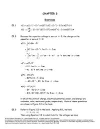 Electrical Engineering Chapter 3 Homework Refer to Figure 3.10 in the book