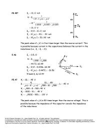 Electrical Engineering Chapter 5 Homework For information regarding permission