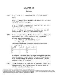 Electrical Engineering Chapter 12 Homework The Transistor The Cutoff Region And