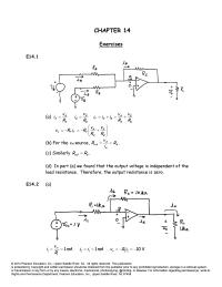 Electrical Engineering Chapter 14 Homework&nbsp;From the previous three equations, we obtain&nbsp;