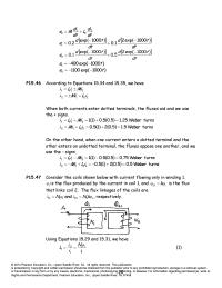 Electrical Engineering Chapter 15 Homework Finally Accounts For Core Losses Due Eddy