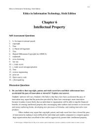 Business Ethics Chapter 6 Make Clear Students That Instructors Are Aware