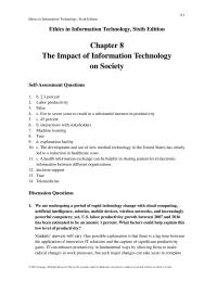 Business Ethics Chapter 8 Can You Imagine Breakthrough Wearable Remote Monitoring